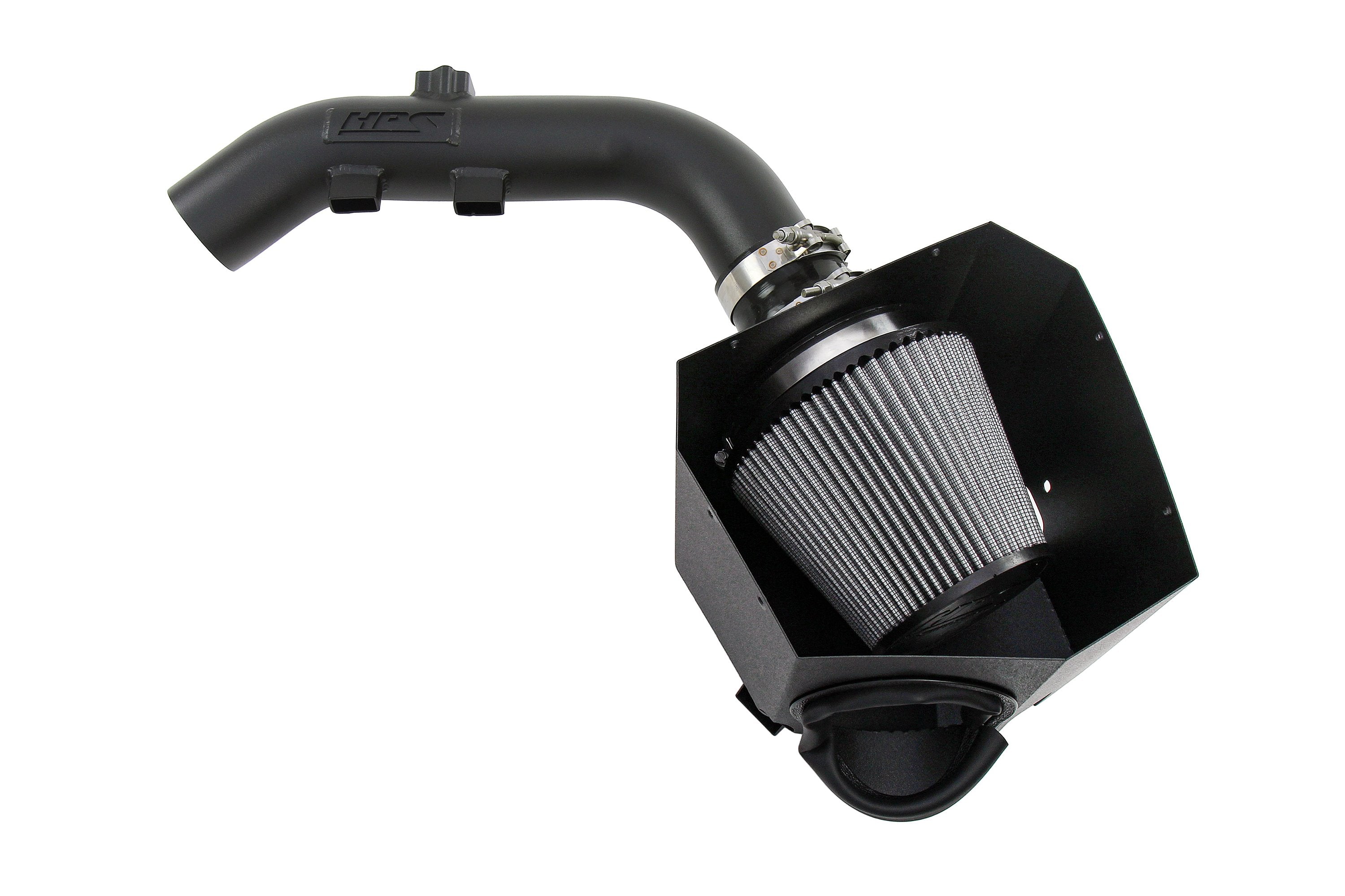 HPS Performance Air Intake Kit With Heat Shield 827-699WB Black - 827-699WB