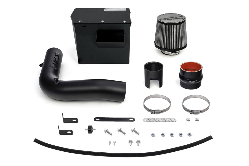 HPS Performance Air Intake Kit With Heat Shield 827-727WB Black - 827-727WB