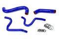 HPS Performance Hps Silicone Radiator And Heater Coolant Hose Kit 57 1731 Blue Blue - 57-1731-BLUE