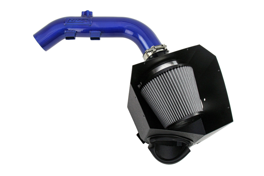 HPS Performance Air Intake Kit With Heat Shield 827-699BL Blue - 827-699BL