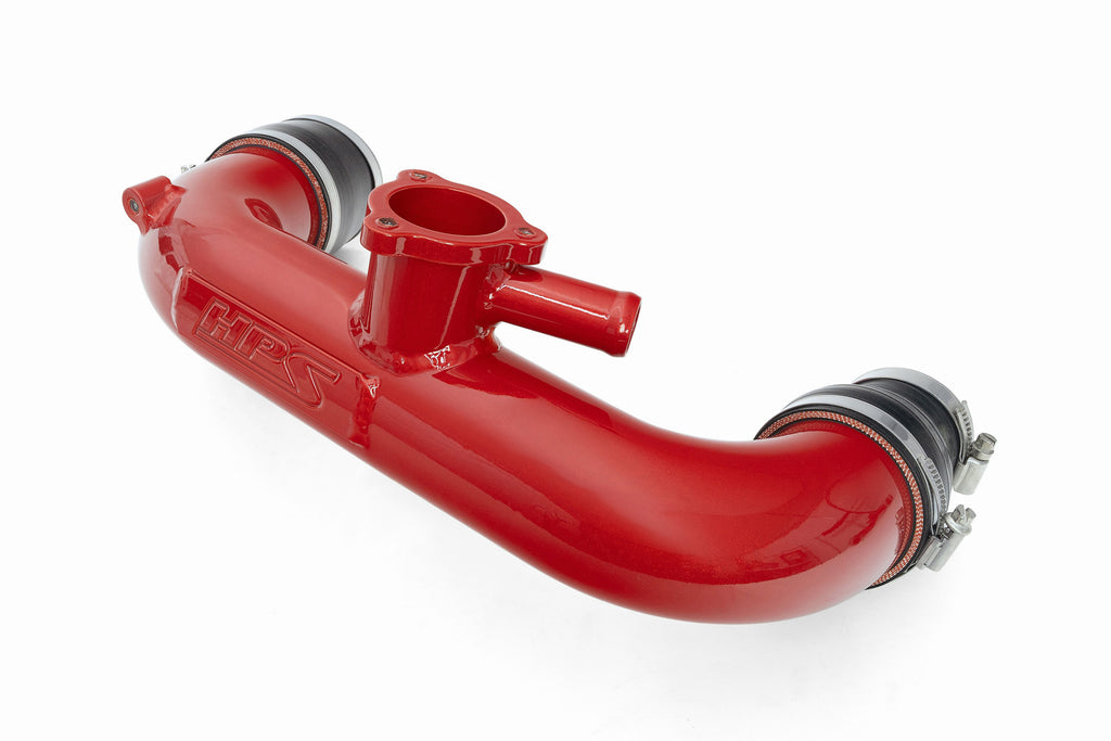 HPS Performance Hot Side Charge Pipe Kit 17-148R Red - 17-148R