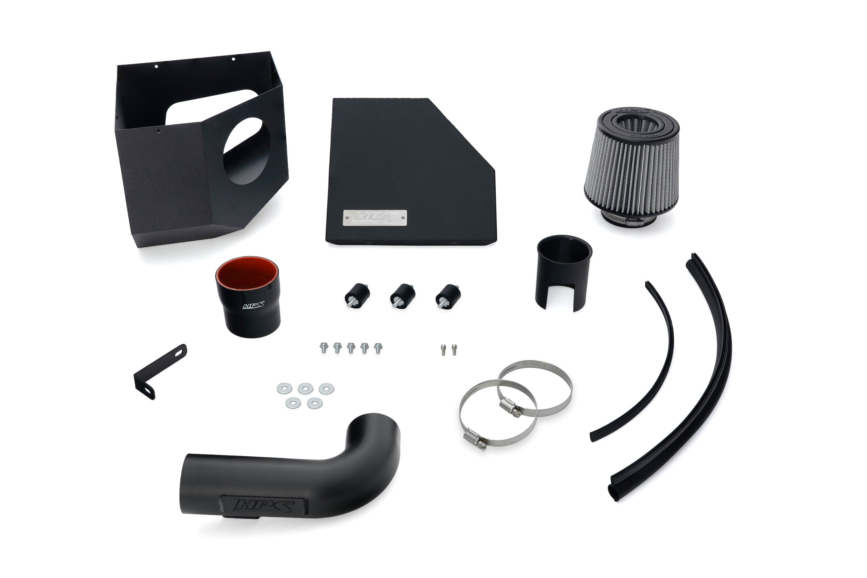 HPS Performance Air Intake Kit 827-786WB Black - 827-786WB