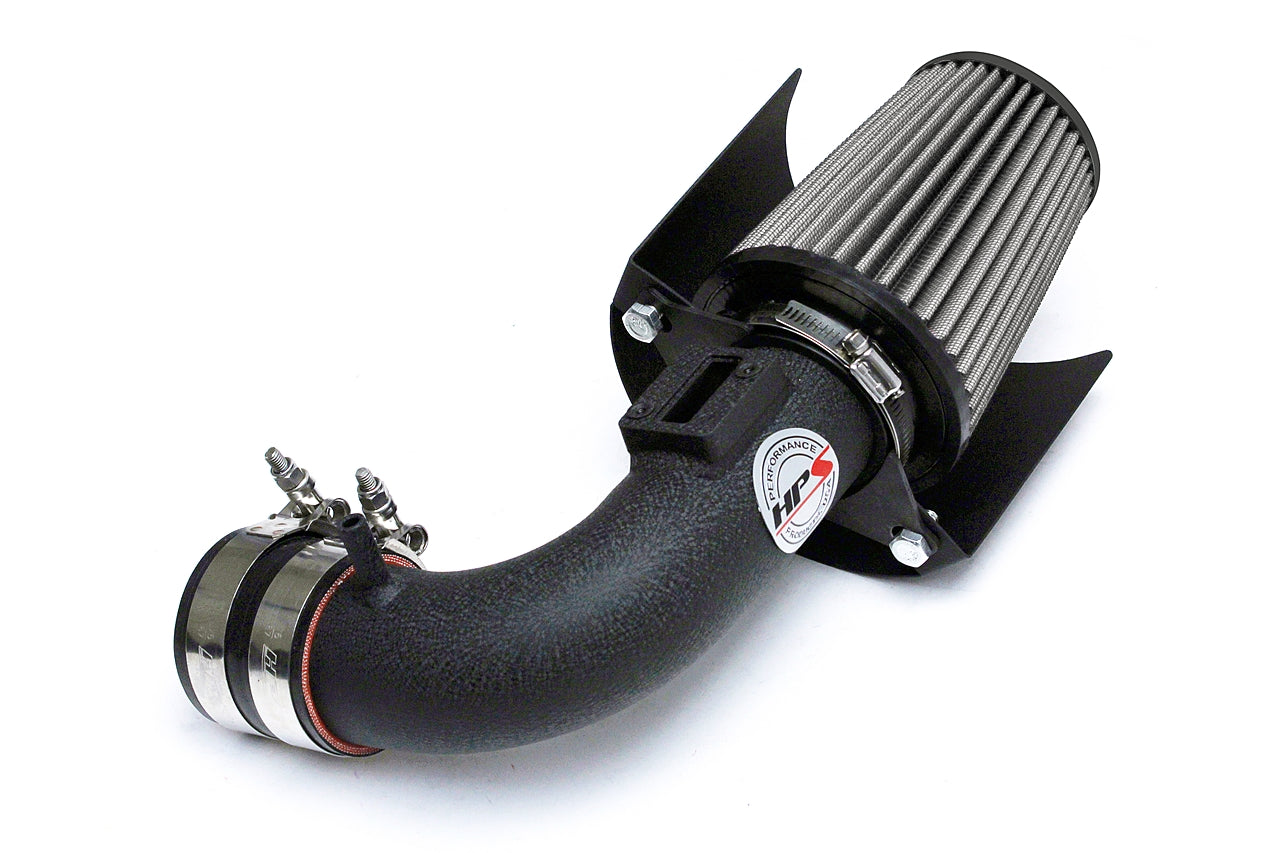 HPS Performance Air Intake Kit With Heat Shield 827-568WB Black - 827-568WB