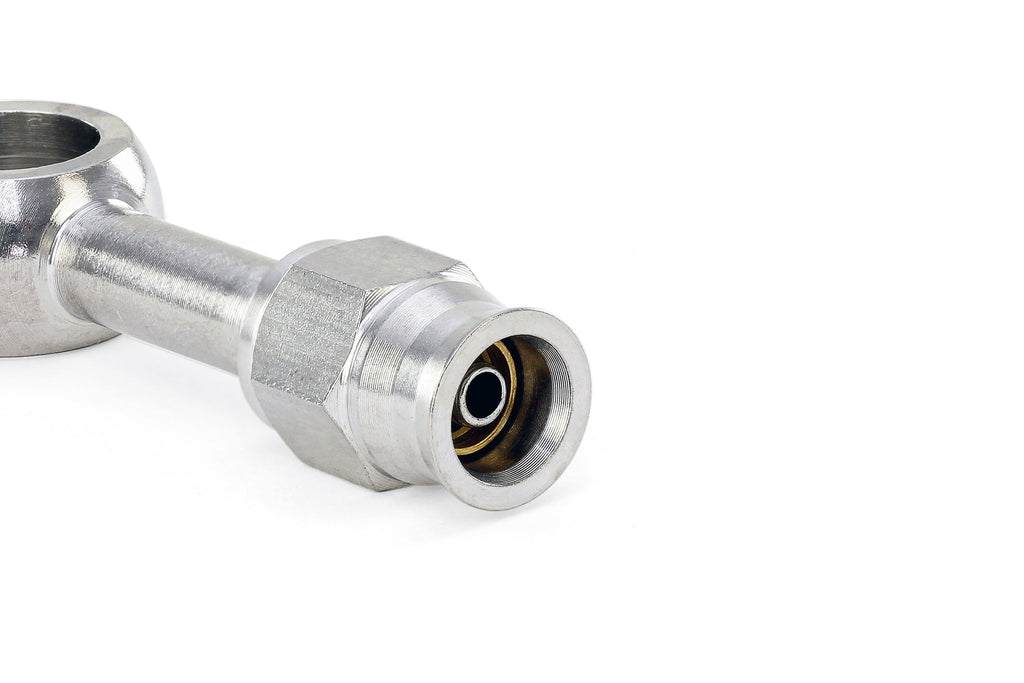 HPS Performance 350 Series AN -3 Push-On Straight Banjo Hose End 350-0003SSB