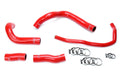 HPS Performance Hps Silicone Radiator Coolant Hose Kit 57 1633 Red Red - 57-1633-RED