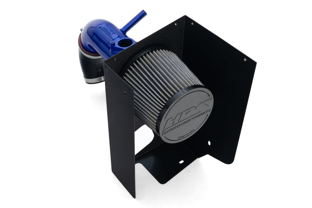 HPS Performance Air Intake Kit With Heat Shield 827-768BL Blue - 827-768BL