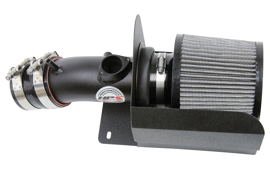 HPS Performance Air Intake Kit With Heat Shield 827-686WB Black - 827-686WB