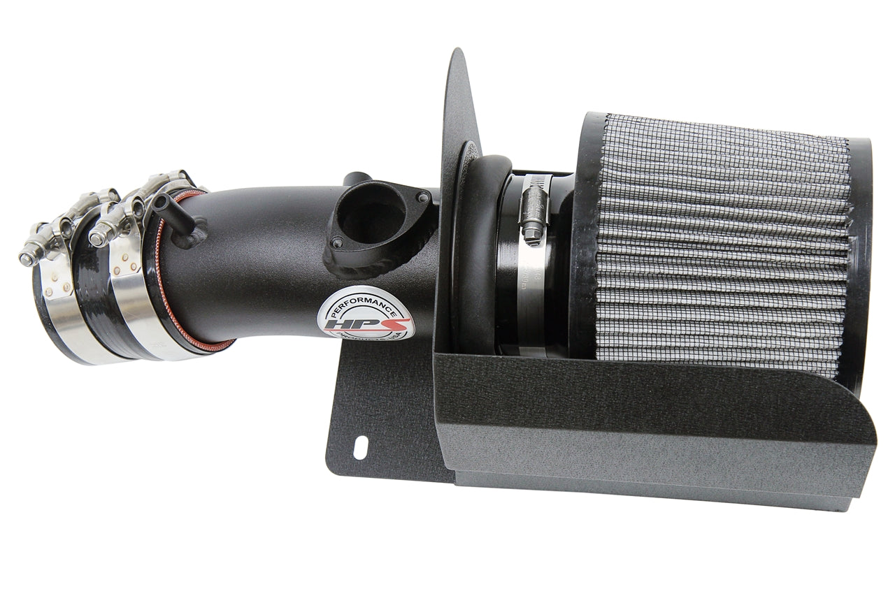 HPS Performance Air Intake Kit With Heat Shield 827-686WB Black - 827-686WB