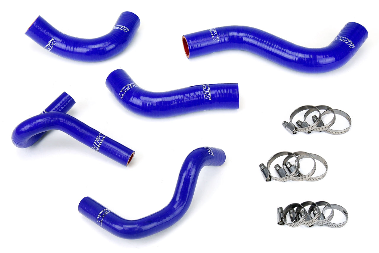 HPS Performance Hps Silicone Radiator And Heater Coolant Hose Kit 57 1411 Blue Blue - 57-1411-BLUE