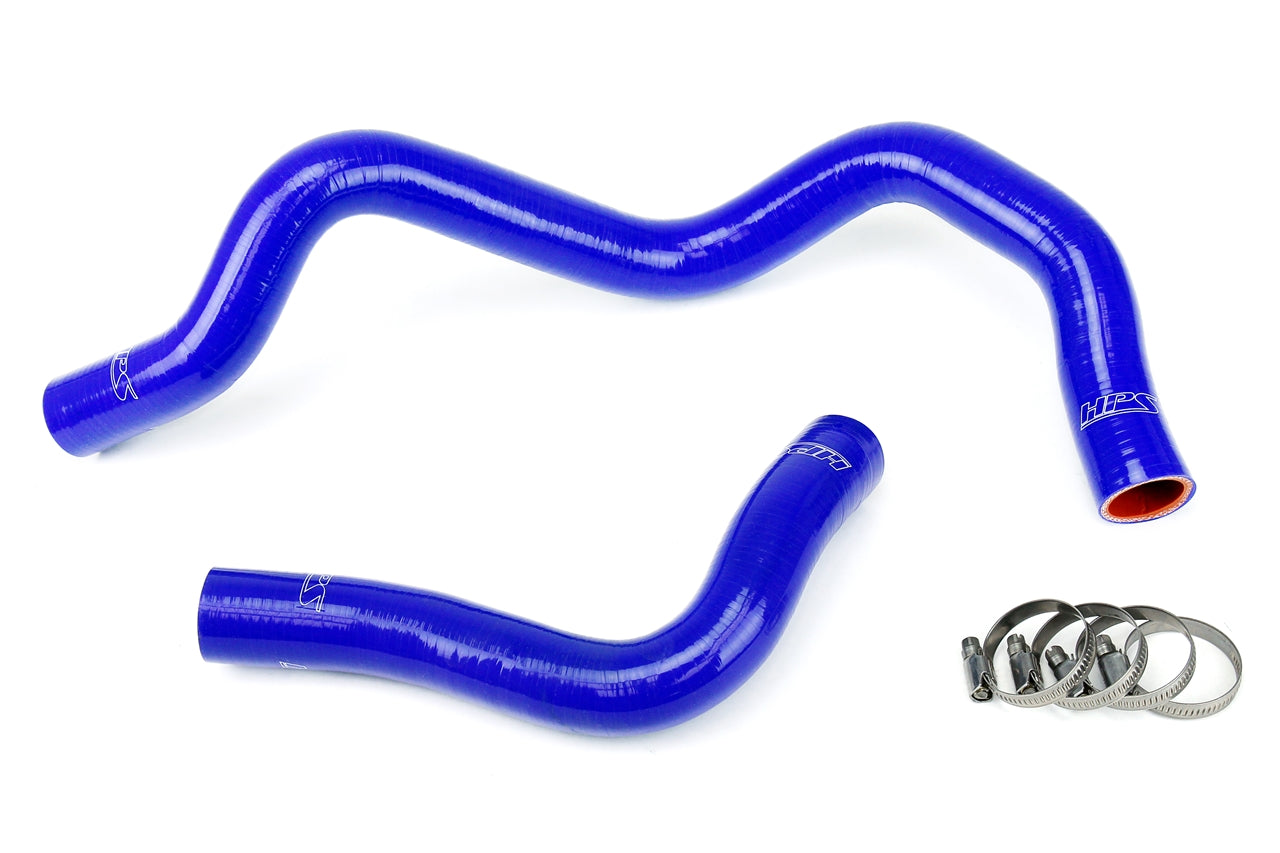 HPS Performance Hps Silicone Radiator Coolant Hose Kit 57 1031 Blue Blue - 57-1031-BLUE