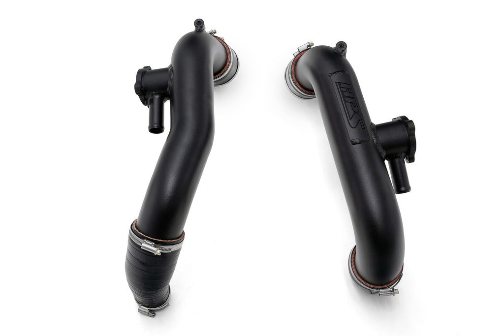 HPS Performance Hot Side Charge Pipe Kit 17-148WB Black - 17-148WB