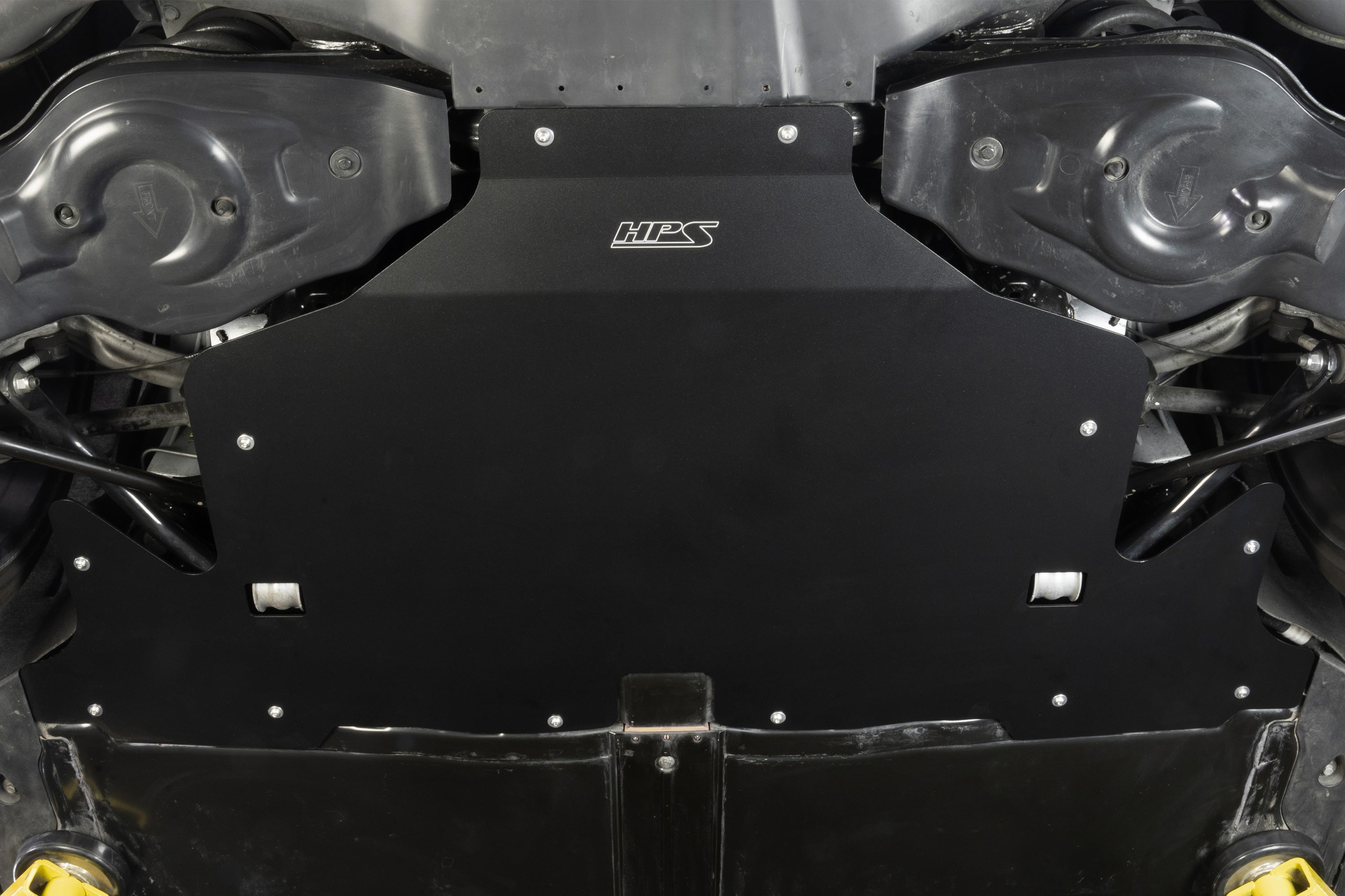 HPS Performance Rear Skid Plate Kit SP-102 Black - SP-102