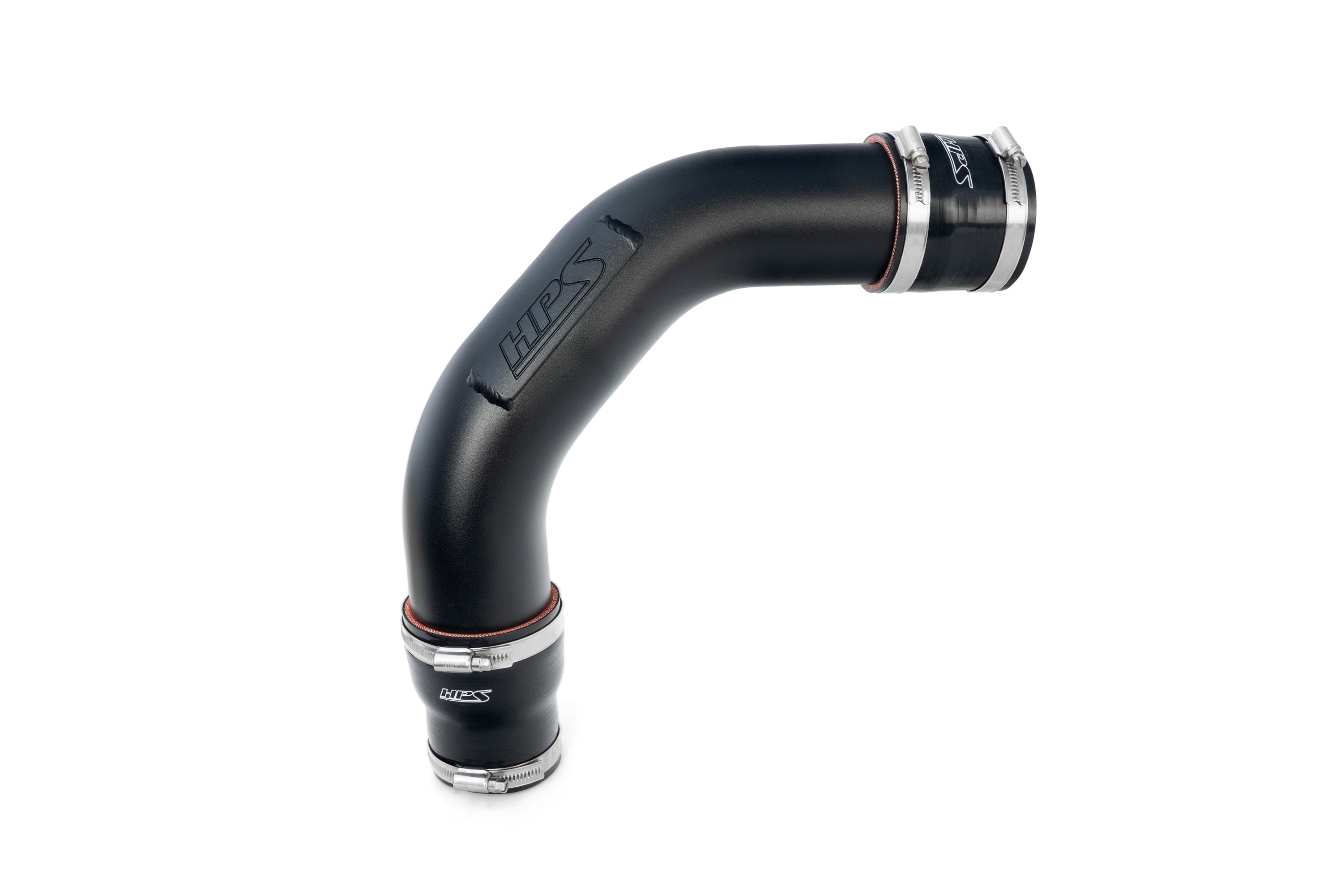 HPS Performance Hot and Cold Side Turbo Charge Pipe Kit 17-168WB Black - 17-168WB