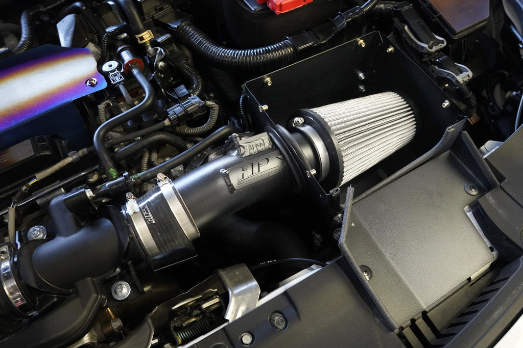 HPS Performance Air Intake Kit With Heat Shield 827-406P Polished - 827-406P