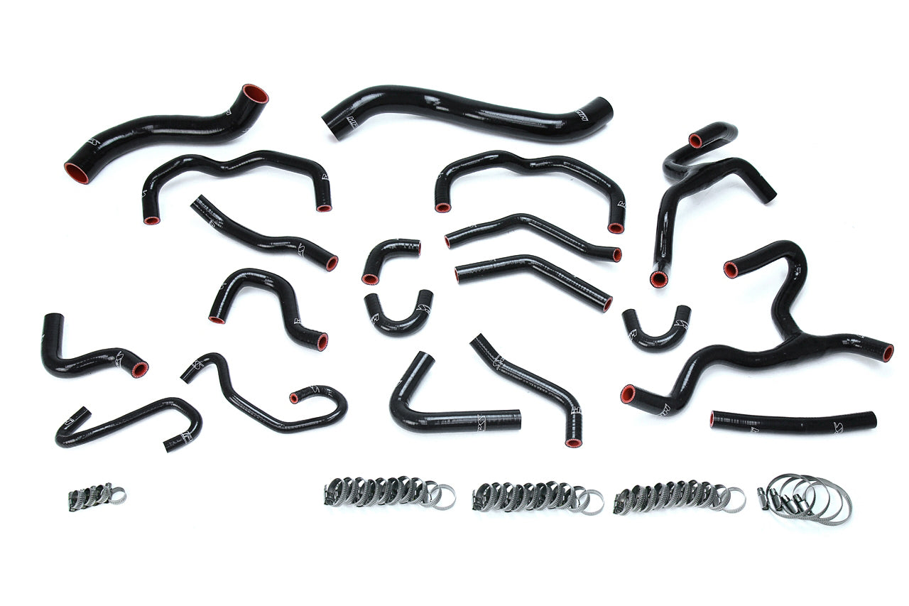 HPS Performance Hps Silicone Radiator And Heater Coolant Hose Kit 57 1709 Blk Black - 57-1709-BLK