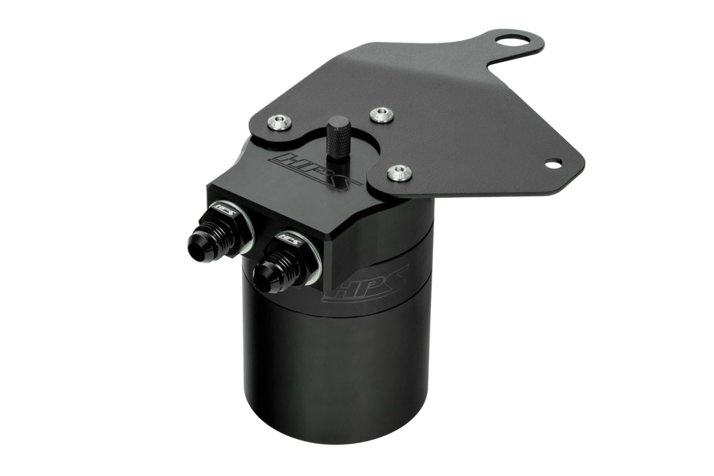 HPS Performance Oil Catch Can Kit 860-011WB, Black - 860-011WB