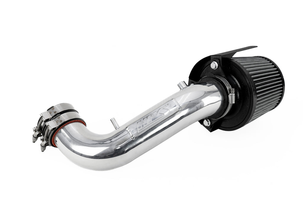 HPS Performance Air Intake Kit With Heat Shield 827-724P Polished - 827-724P