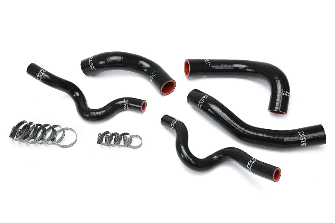 HPS Performance Hps Silicone Radiator Coolant Hose Kit 57 1630 Blk Black - 57-1630-BLK