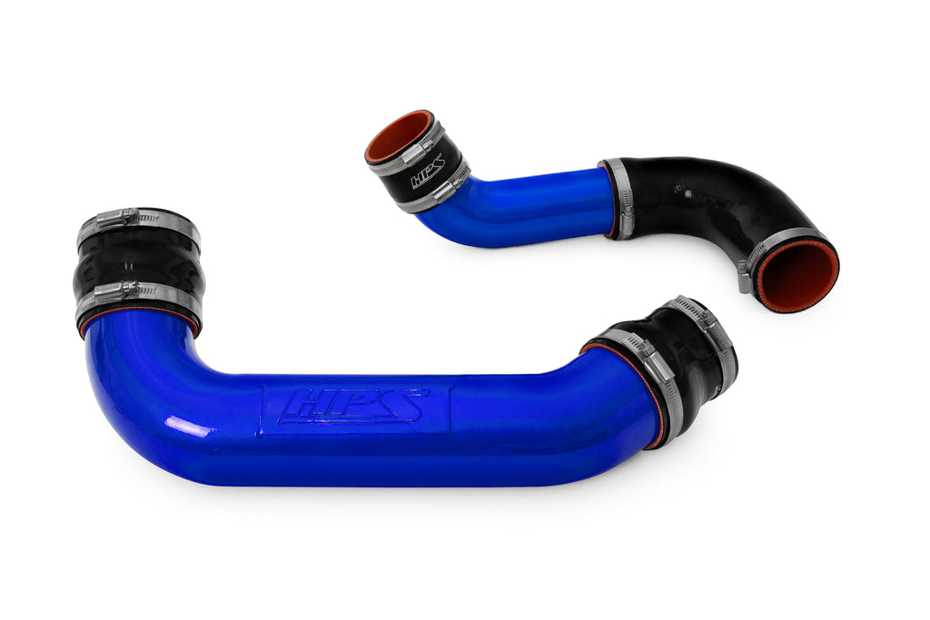 HPS Performance Hot and Cold Side Turbo Charge Pipe Kit 17-163BL Blue - 17-163BL