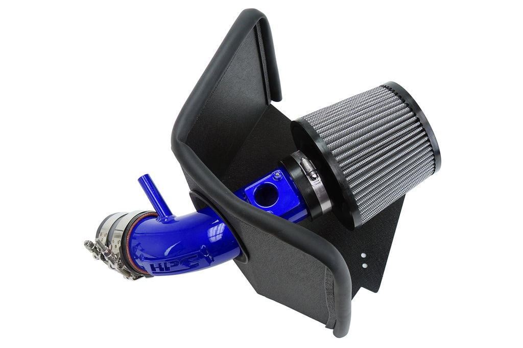HPS Performance Air Intake Kit With Heat Shield 827-619BL Blue - 827-619BL