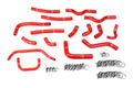 HPS Performance Hps Silicone Heater, Oil Cooler, And Water Bypass Coolant Hose Kit 57 1911 Red Red - 57-1911-RED