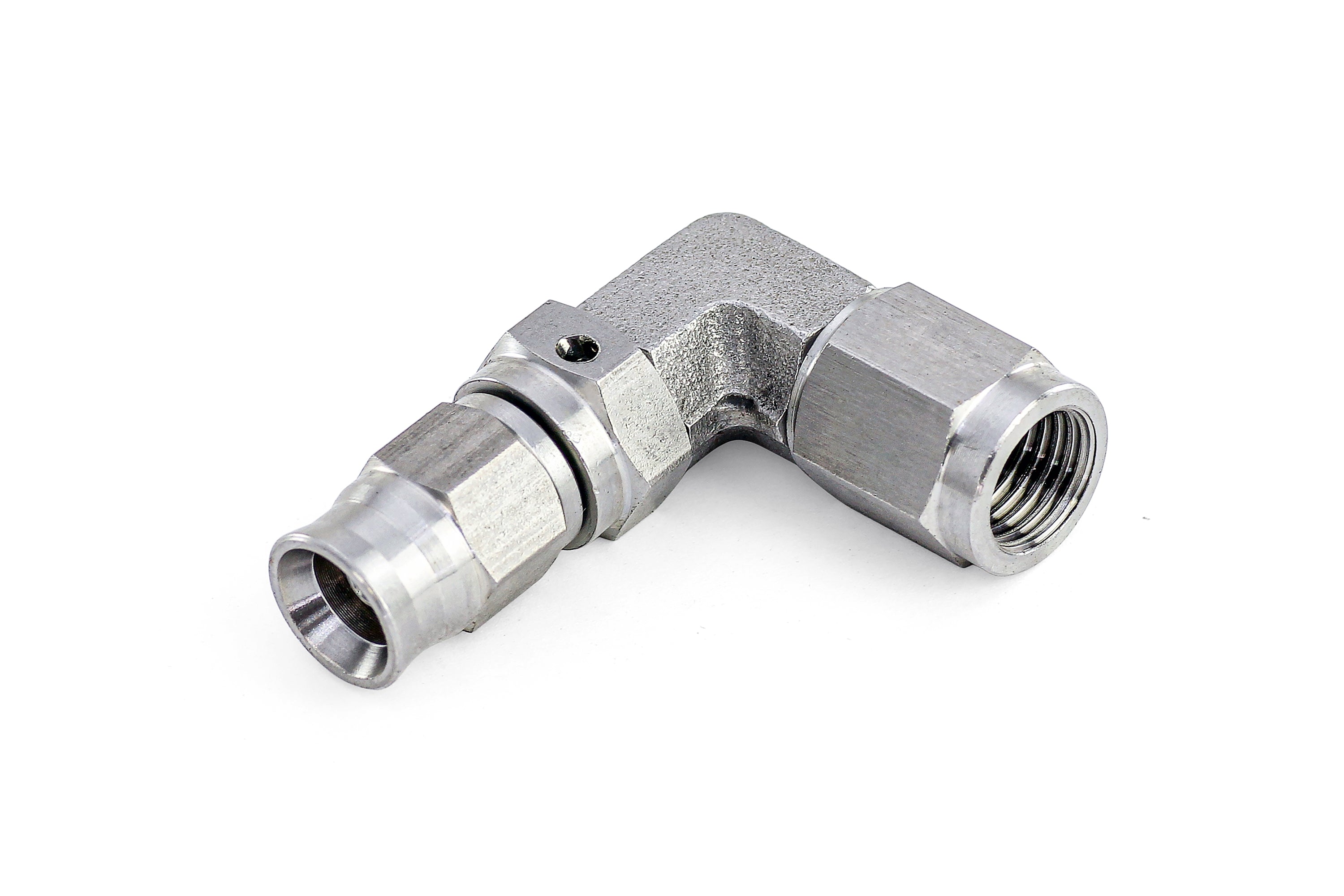 HPS Performance 350 Series AN -3 Push-On 90 Degree Hose End 350-9003SS