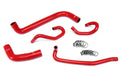 HPS Performance Hps Silicone Radiator And Heater Coolant Hose Kit 57 1425 Red Red - 57-1425-RED