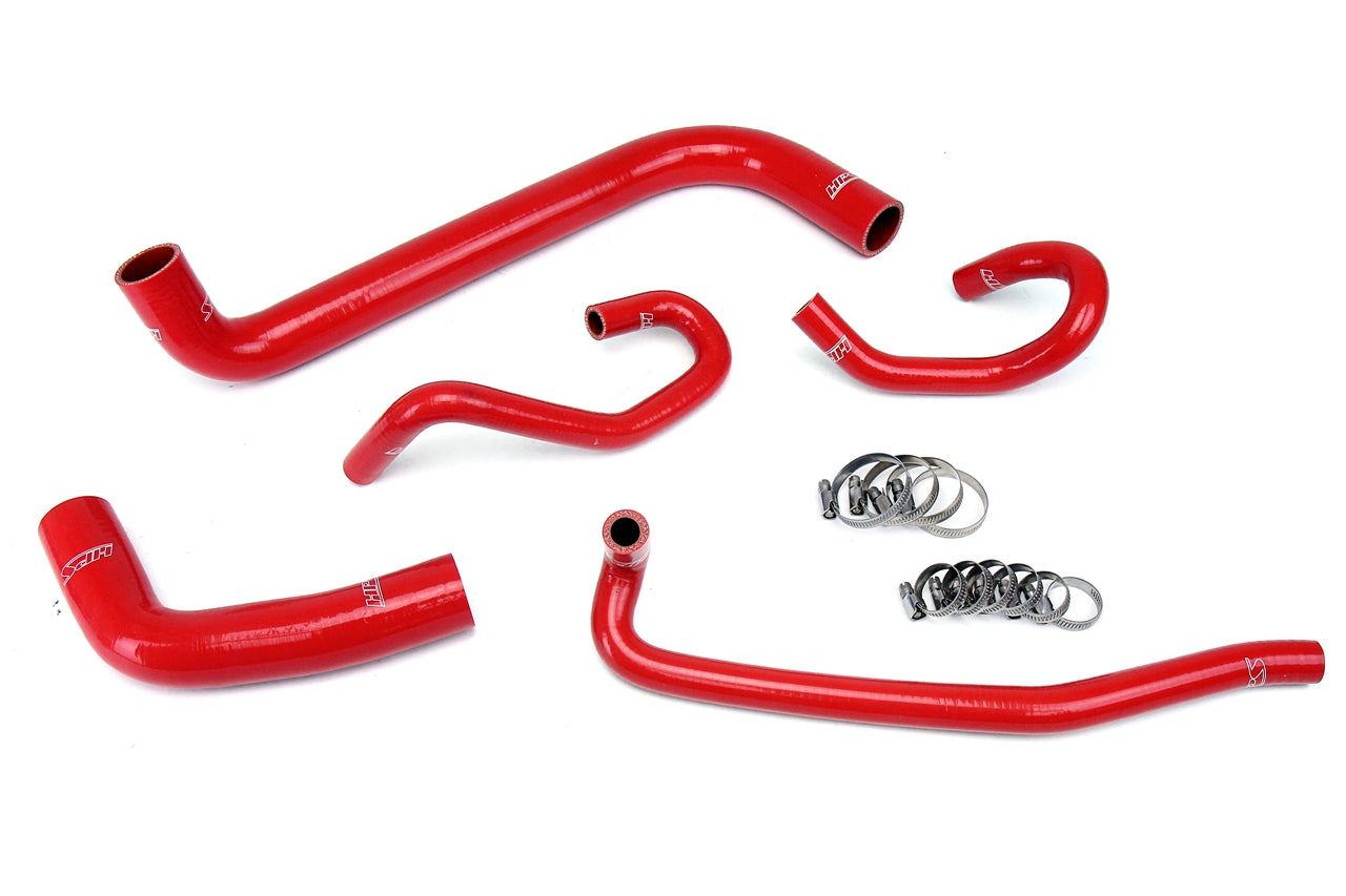 HPS Performance Hps Silicone Radiator And Heater Coolant Hose Kit 57 1425 Red Red - 57-1425-RED