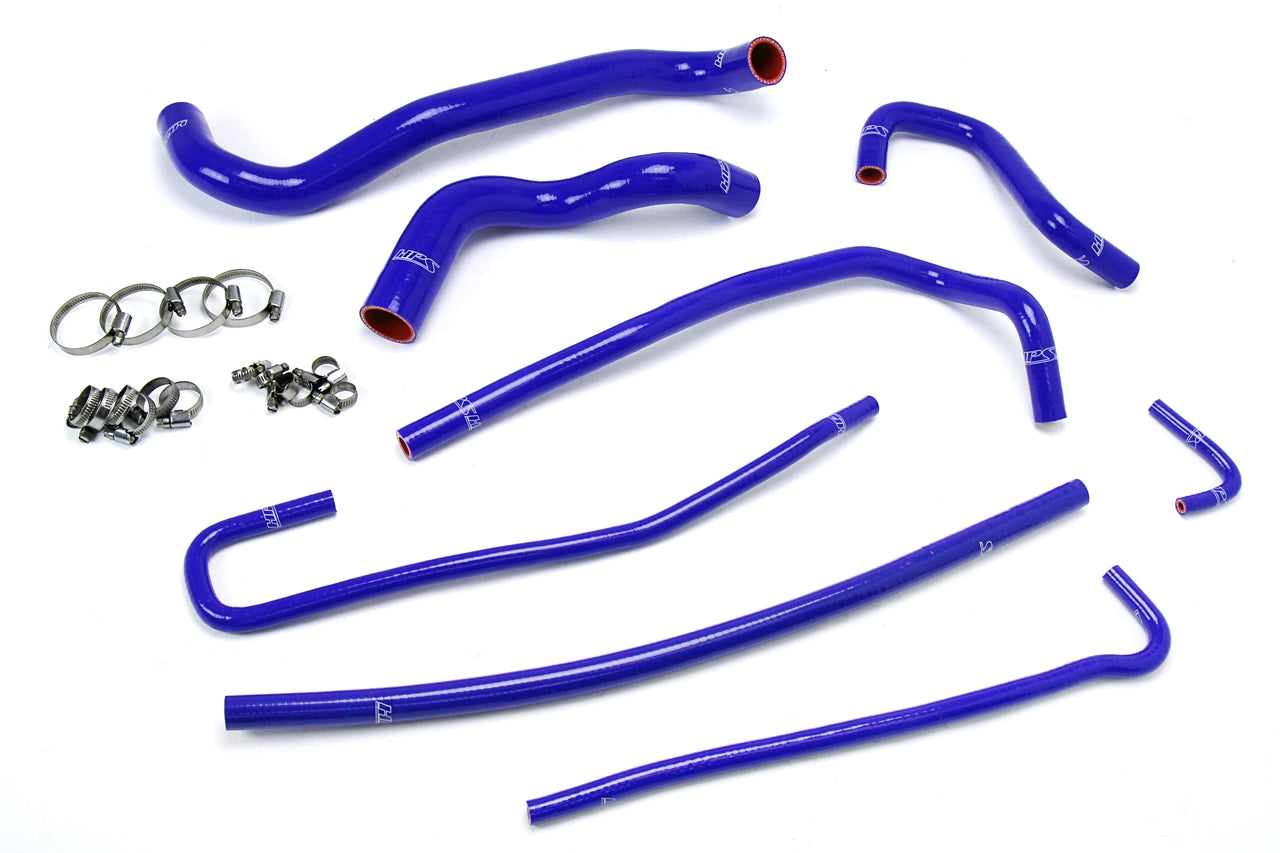 HPS Performance Hps Silicone Radiator And Heater Coolant Hose Kit 57 1316 Blue Blue - 57-1316-BLUE