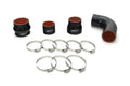 HPS Performance Hot and Cold Side Turbo Charge Pipe Kit 17-163R Red - 17-163R
