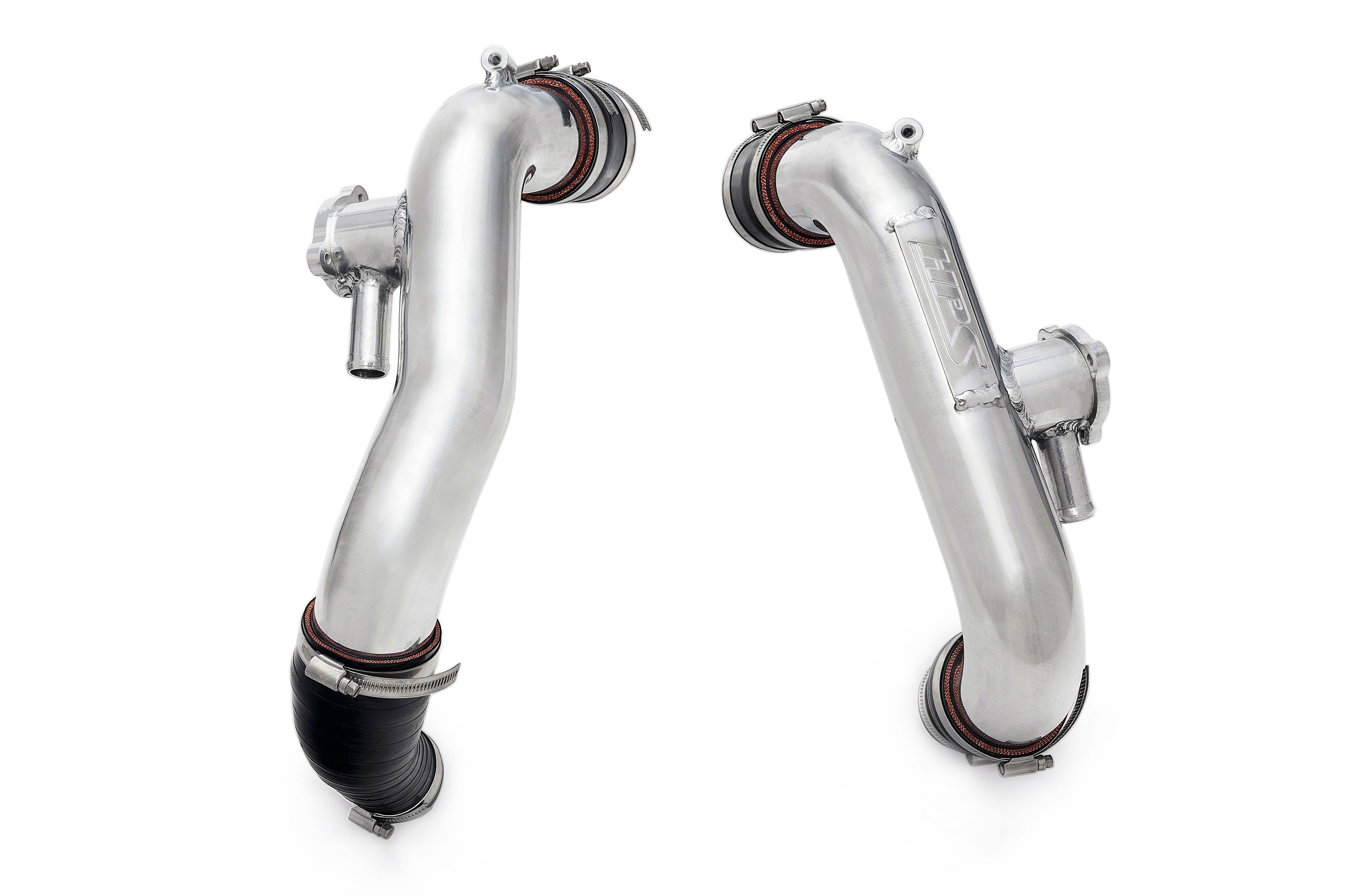 HPS Performance Hot Side Charge Pipe Kit 17-148P Polished - 17-148P