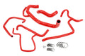 HPS Performance Hps Silicone Radiator And Heater Coolant Hose Kit 57 1616 Red Red - 57-1616-RED