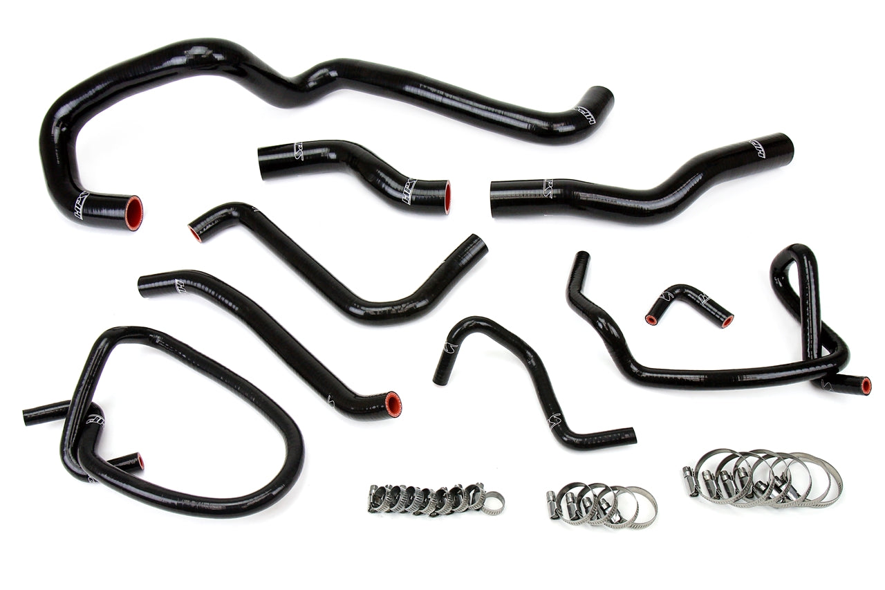 HPS Performance Hps Silicone Radiator Coolant Hose Kit 57 1423 Blk Black - 57-1423-BLK