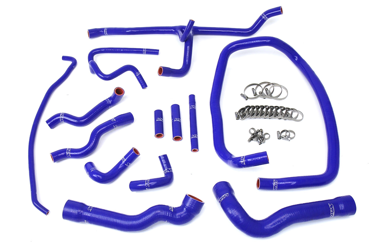 HPS Performance Hps Silicone Radiator And Heater Coolant Hose Kit 57 1674 Blue Blue - 57-1674-BLUE
