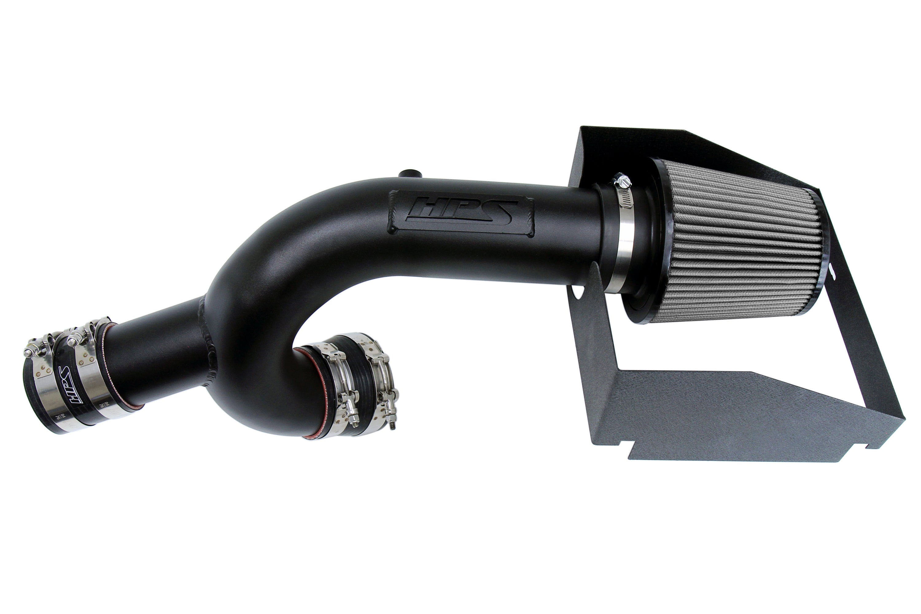 HPS Performance Air Intake Kit With Heat Shield 827-787WB Black - 827-787WB
