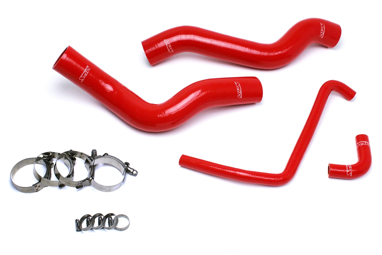 HPS Performance Hps Silicone Radiator Coolant Hose Kit 57 1503 R Red Red - 57-1503R-RED