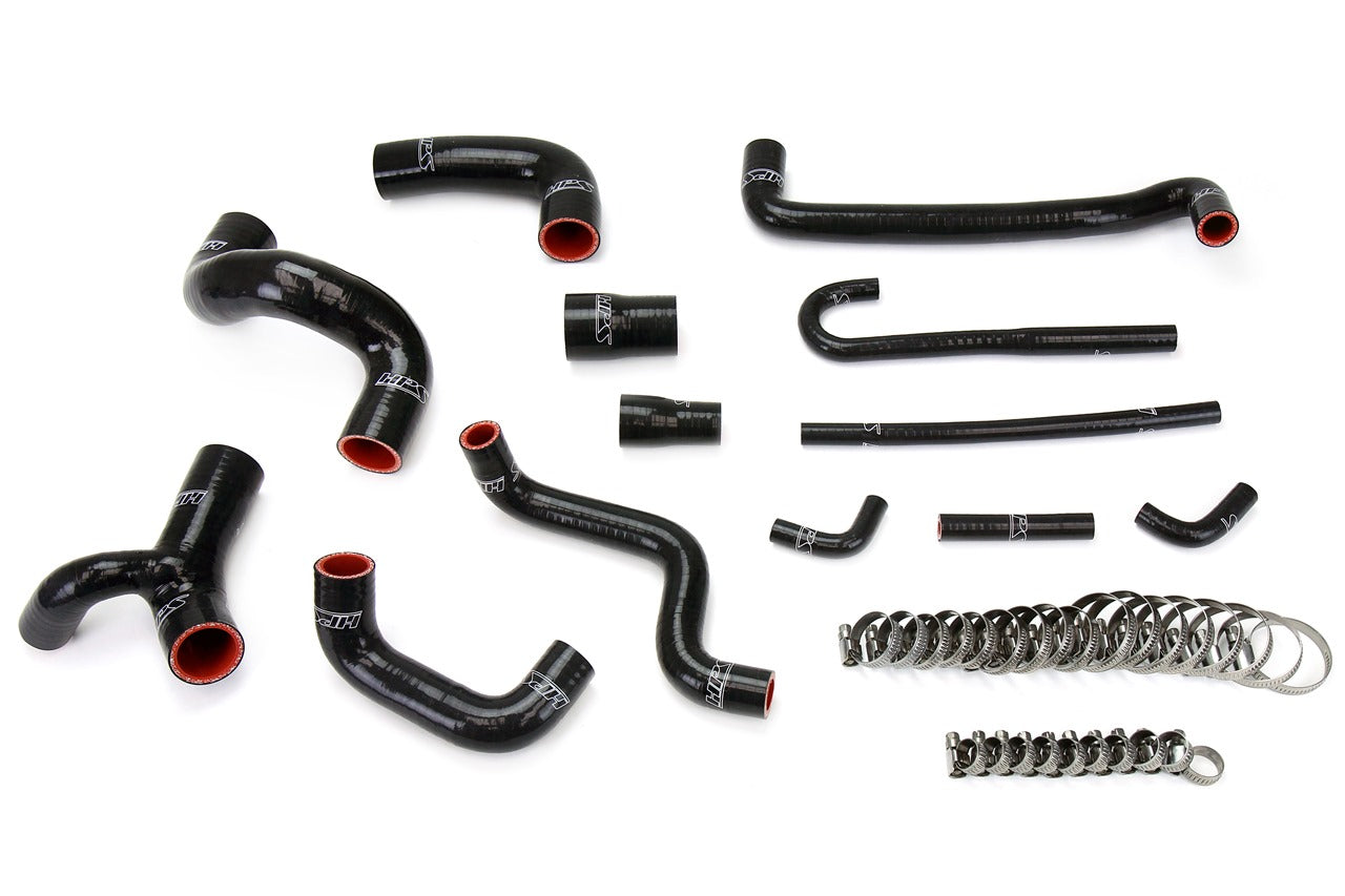 HPS Performance Hps Silicone Radiator And Heater Coolant Hose Kit 57 1209 Blk Black - 57-1209-BLK