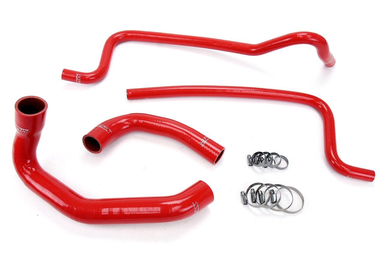 HPS Performance Hps Silicone Radiator And Heater Coolant Hose Kit 57 1292 Red Red - 57-1292-RED