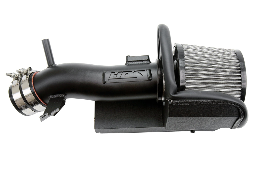 HPS Performance Air Intake Kit With Heat Shield 827-675WB Black - 827-675WB