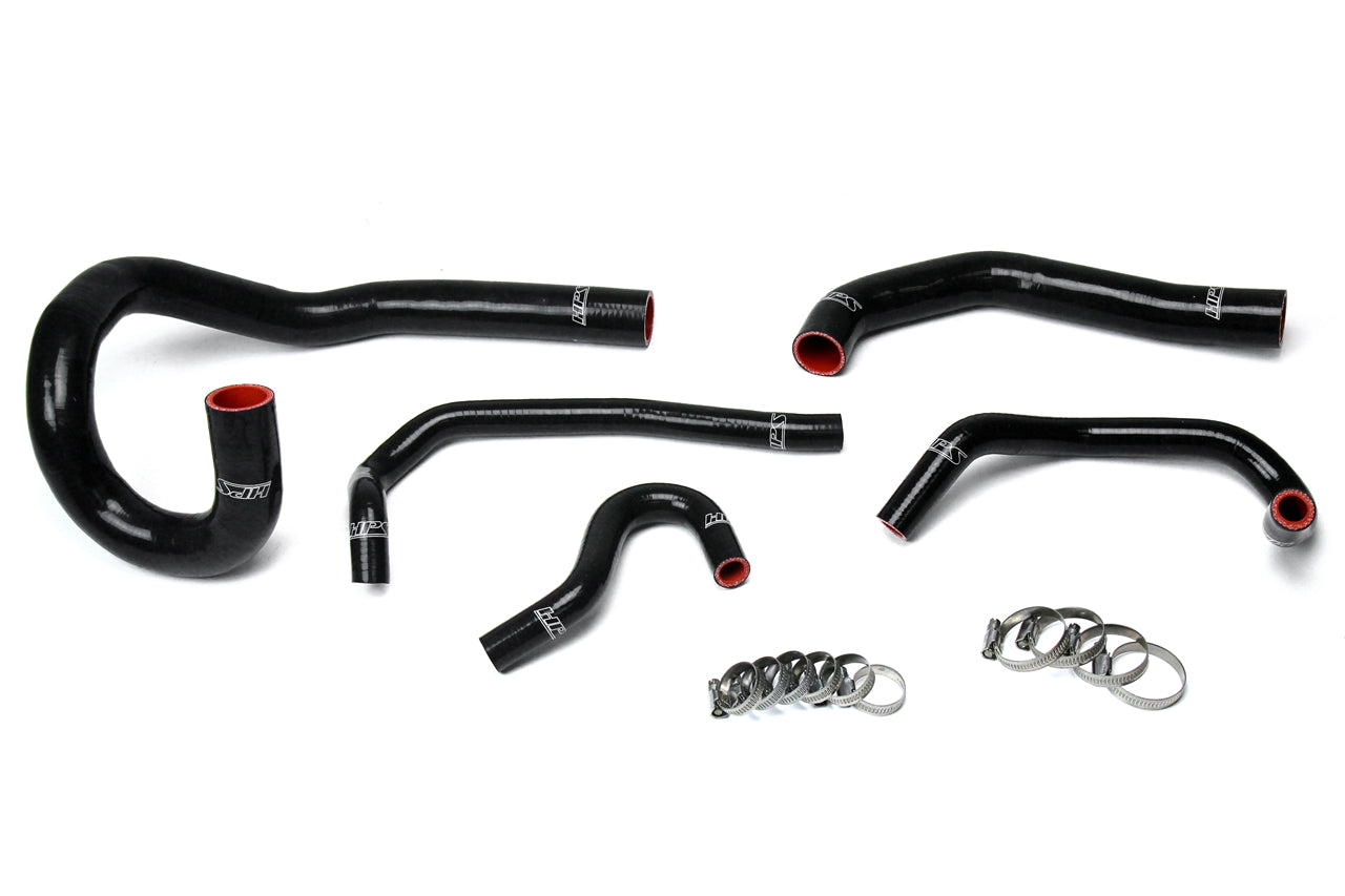HPS Performance Hps Silicone Radiator And Heater Coolant Hose Kit 57 1612 Blk Black - 57-1612-BLK