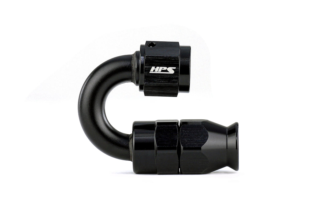 HPS Performance 350 Series AN -8 Push-On 180 Degree Hose End 350-1808