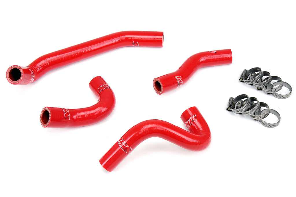 HPS Performance Hps Silicone Radiator Coolant Hose Kit 57 1824 Red Red - 57-1824-RED