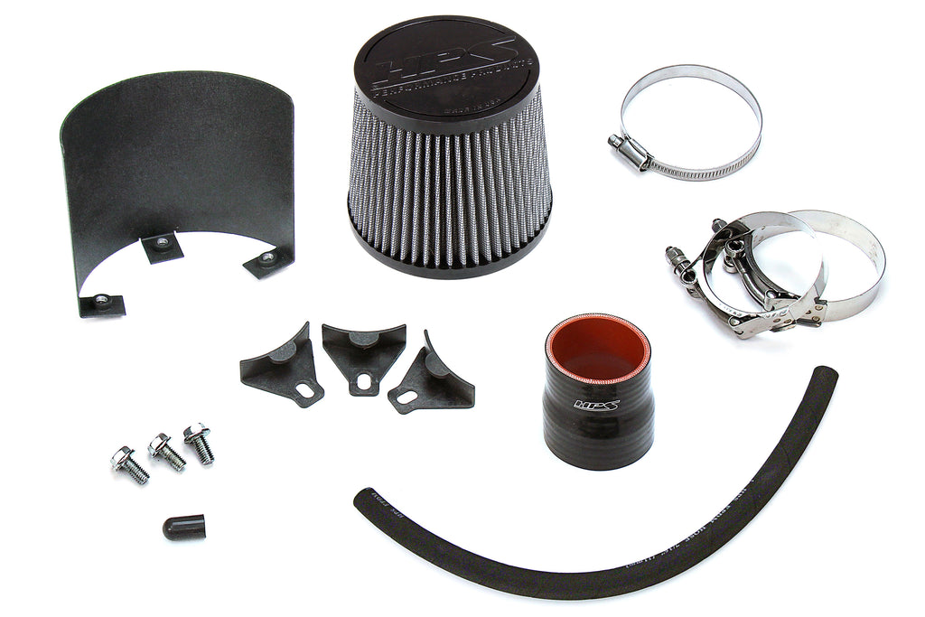 HPS Performance Air Intake Kit With Heat Shield 827-580P Polished - 827-580P