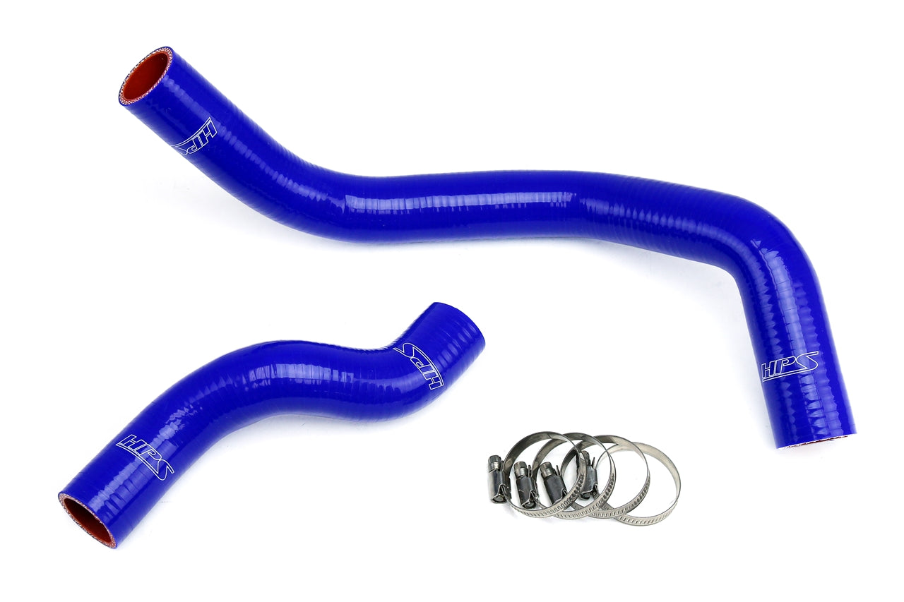 HPS Performance Hps Silicone Radiator Coolant Hose Kit 57 1045 Blue Blue - 57-1045-BLUE