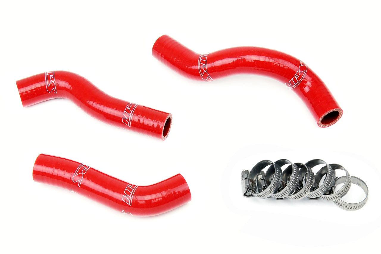 HPS Performance Hps Silicone Radiator Coolant Hose Kit 57 1249 Red Red - 57-1249-RED
