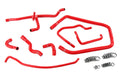 HPS Performance Hps Silicone Heater, Throttle Body, And Expansion Tank Coolant Hose Kit 57 2137 Red Red - 57-2137-RED