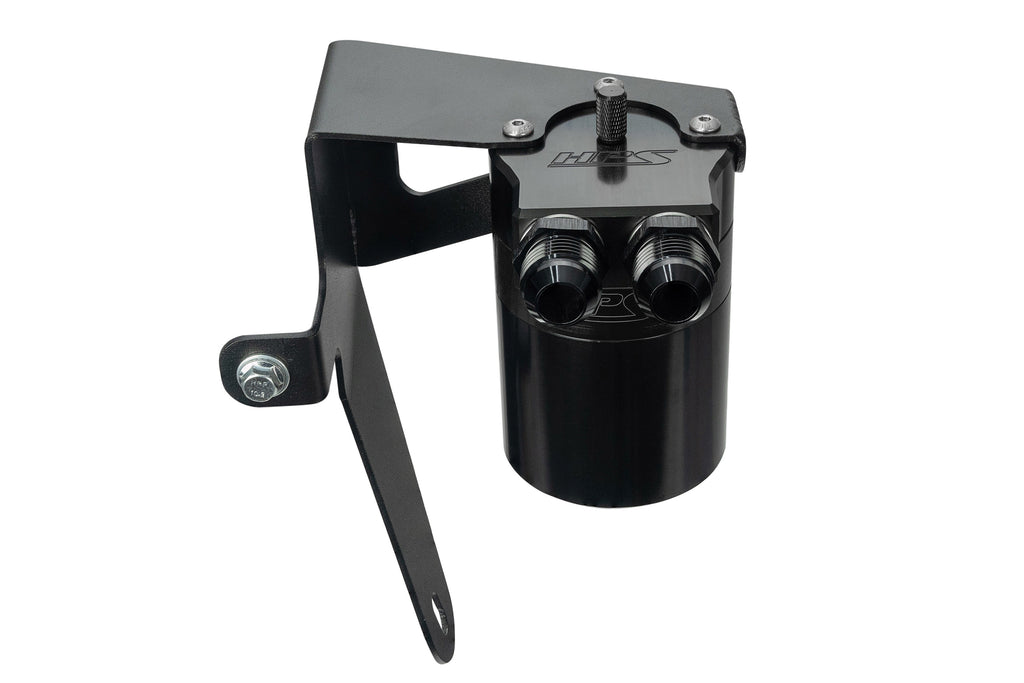 HPS Performance Oil Catch Can Kit 860-009WB, Black - 860-009WB