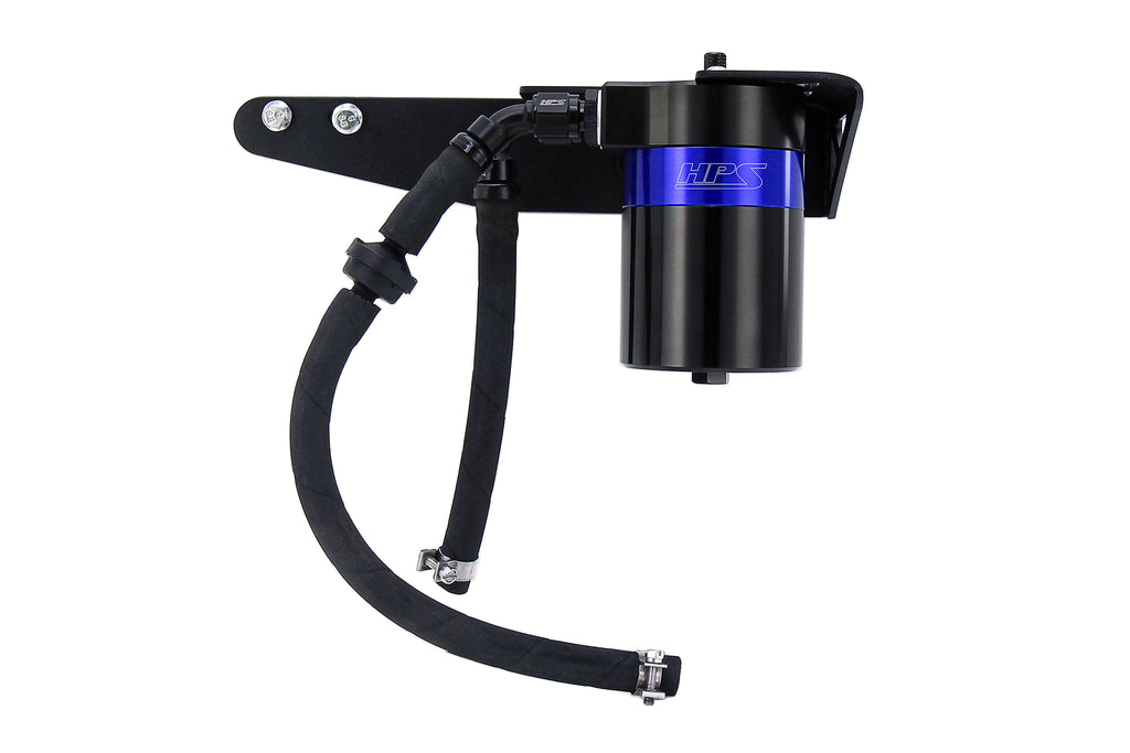 HPS Performance Oil Catch Can Kit 860-001BL, Blue - 860-001BL