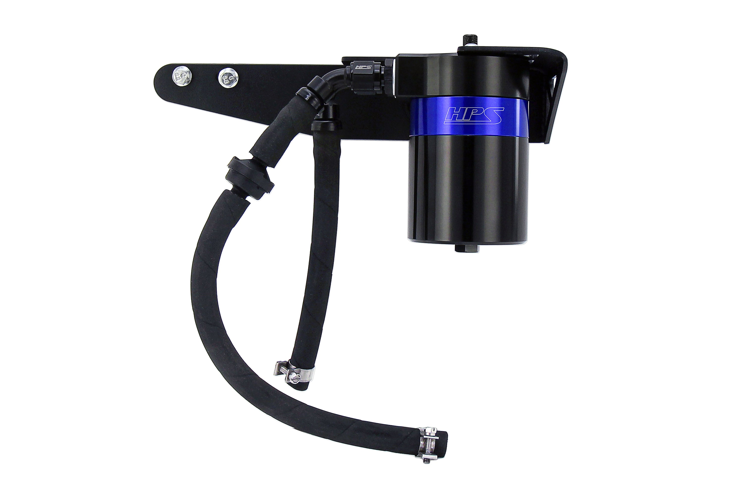 HPS Performance Oil Catch Can Kit 860-001BL, Blue - 860-001BL