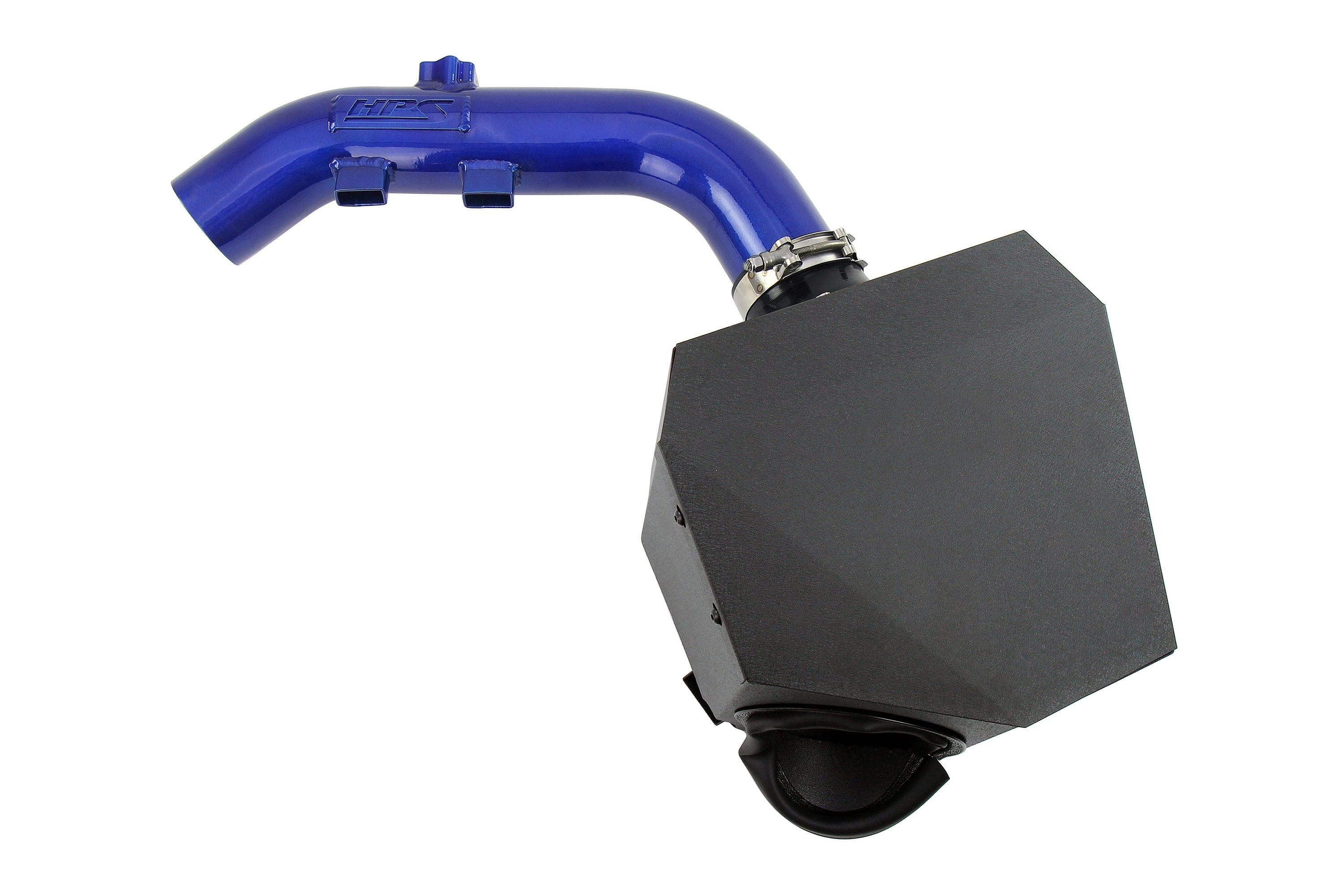 HPS Performance Air Intake Kit With Heat Shield 827-699BL Blue - 827-699BL